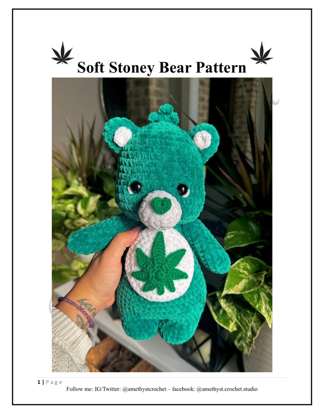 Soft Stoney Bear Crochet Pattern